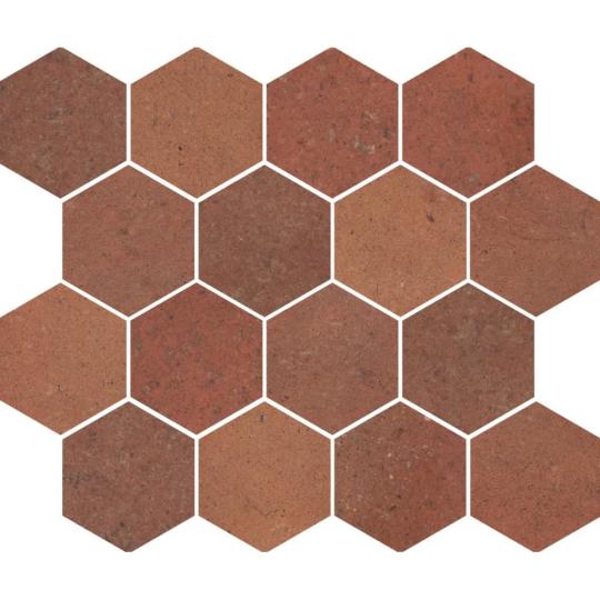 stredomorska sestyhranna cervena tehlova dlazba podlahova dlazba hexa obklad cotto oranzova kupelna obyvacka kuchyna terasa mrazuvzdorna vceli plast.jpg